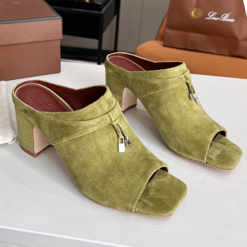 Loro Piana Womens Shoes Sandals Slippers Casual Design Luxury Brand Fashion Shoes for Women with Original Box 6cm Heel