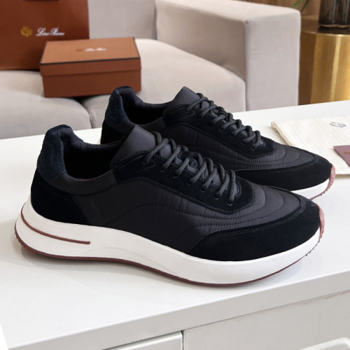 Loro Piana Mens Shoes Sneakers Casual Design Luxury Brand Fashion Shoes for Men with Original Box Week End Walk Casual Shoes