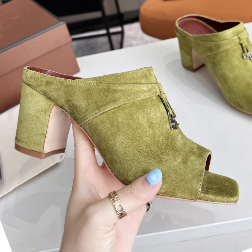 Loro Piana Womens Shoes Sandals Slippers Casual Design Luxury Brand Fashion Shoes for Women with Original Box 6cm Heel