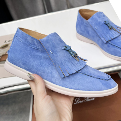 Loro Piana Womens Shoes Loafers Casual Design Luxury Brand Fashion Shoes for Women with Original Box