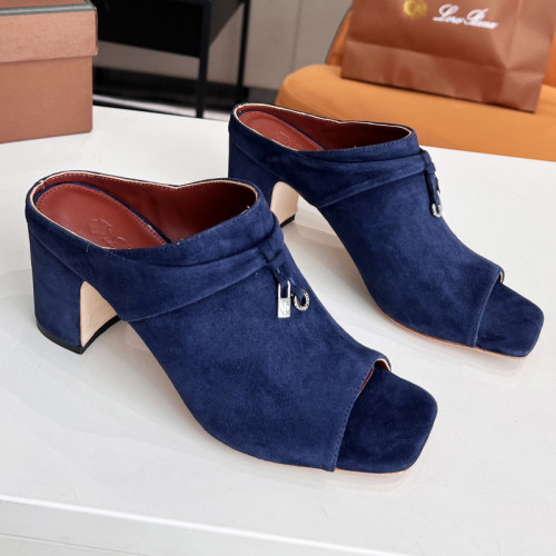 Loro Piana Womens Shoes Sandals Slippers Casual Design Luxury Brand Fashion Shoes for Women with Original Box 6cm Heel