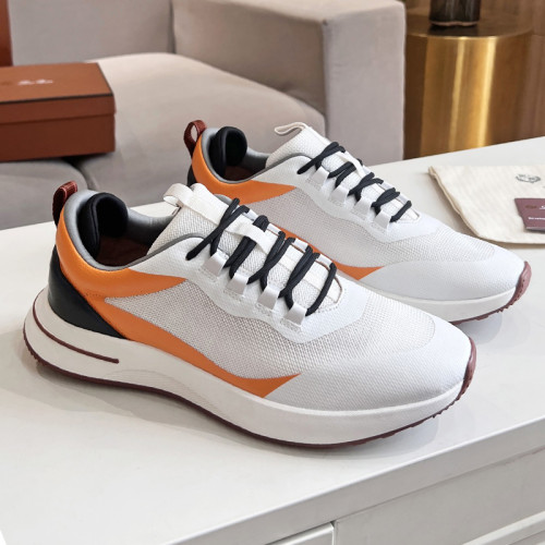 Loro Piana Mens Shoes Sneakers Casual Design Luxury Brand Fashion Shoes for Men with Original Box Week End Walk Casual Shoes