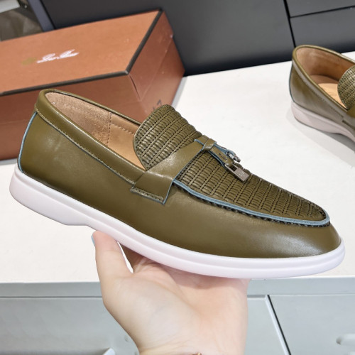 Loro Piana Womens Shoes Loafers Casual Design Luxury Brand Fashion Shoes for Women with Original Box