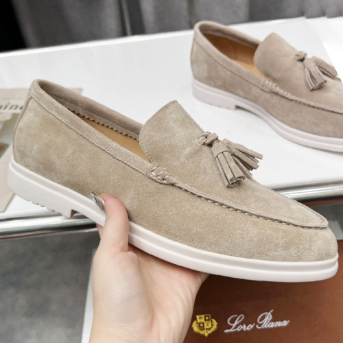 Loro Piana Mens Shoes Loafers Casual Design Luxury Brand Fashion Shoes for Men with Original Box
