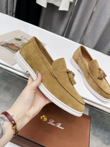 Loro Piana Mens Shoes Loafers Casual Design Luxury Brand Fashion Shoes for Men with Original Box