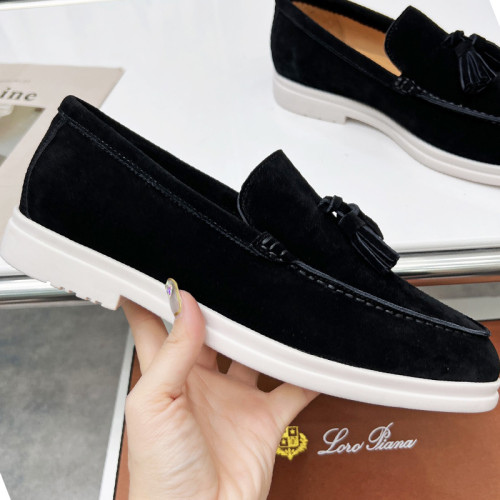 Loro Piana Mens Shoes Loafers Casual Design Luxury Brand Fashion Shoes for Men with Original Box