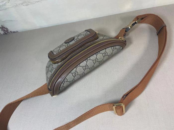 Gucci Mens Bags Shoulder Messenger Bags Luxury Brand Belt bag with Interlocking G with Original Box 682933 92THG 8563