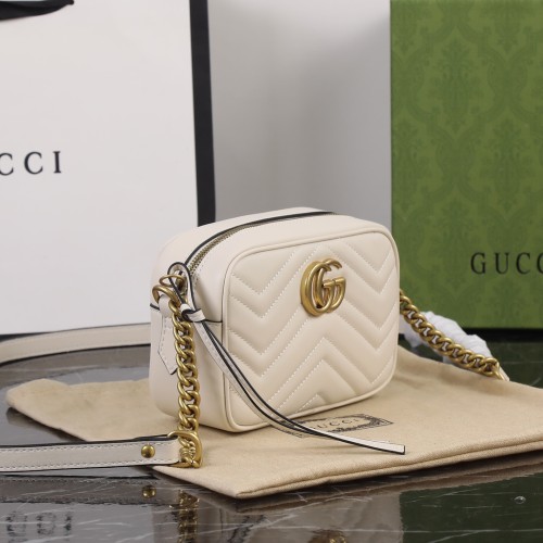 Gucci Womens Bags GG Marmont matelassé mini bag Gucci shoulder bag Luxury Brand with Original Box 448065 DTD1T 5729