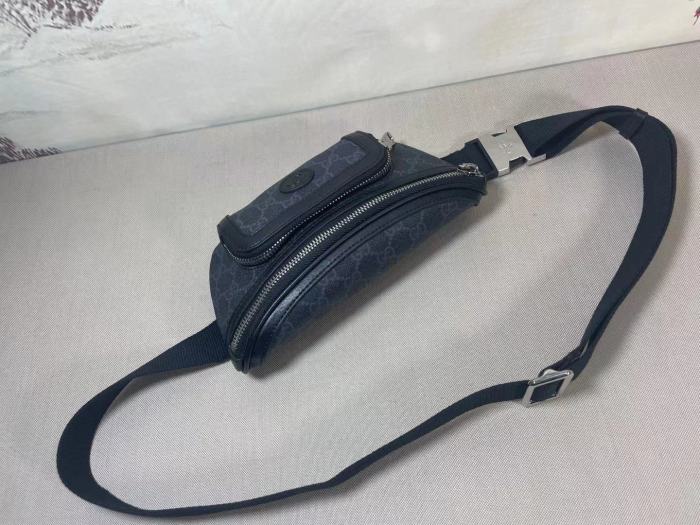 Gucci Mens Bags Shoulder Messenger Bags Luxury Brand Belt bag with Interlocking G 682933 92THN 1000 with Original Box