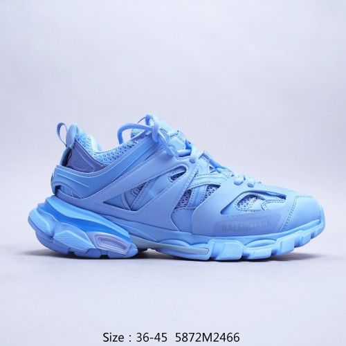 Balenciaga Womens Shoes Sneakers Luxury Brand Track 3.0 Clear Sole Sneaker with Original Box