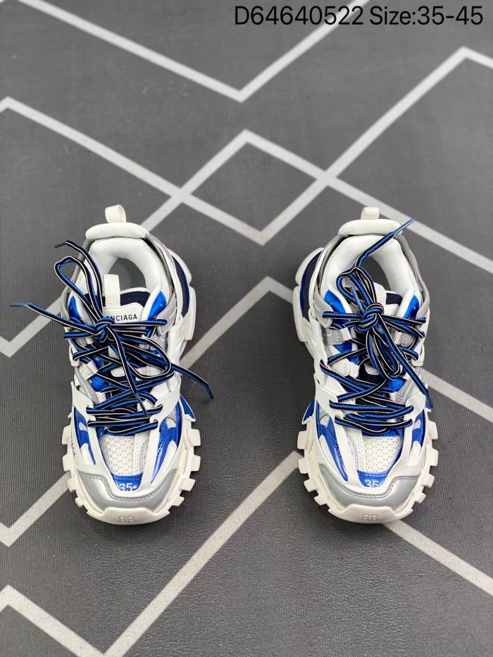Balenciaga Mens Shoes Sneakers Luxury Brand Track Clear Sole Sneaker with Original Box