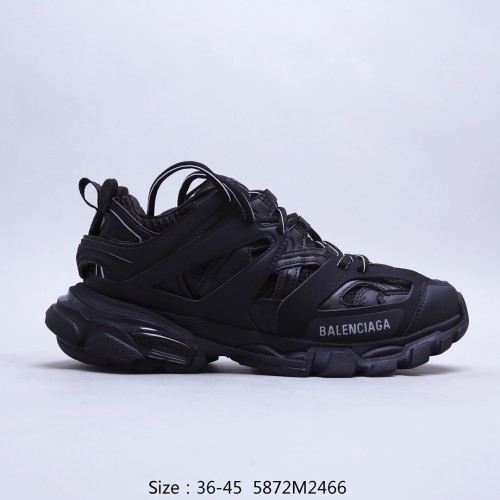 Balenciaga Womens Shoes Sneakers Luxury Brand Track 3.0 Clear Sole Sneaker with Original Box