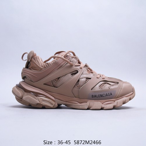 Balenciaga Womens Shoes Sneakers Luxury Brand Track 3.0 Clear Sole Sneaker with Original Box