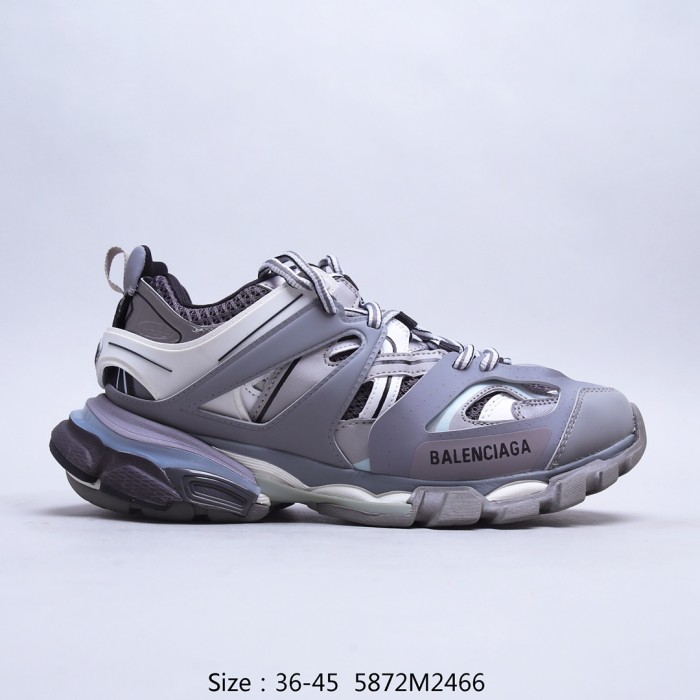 Balenciaga Mens Shoes Sneakers Luxury Brand Track Clear Sole Sneaker with Original Box