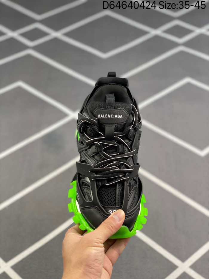 Balenciaga Mens Shoes Sneakers Luxury Brand Track Clear Sole Sneaker with Original Box