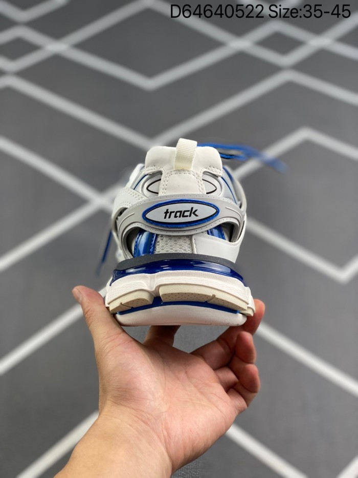 Balenciaga Mens Shoes Sneakers Luxury Brand Track Clear Sole Sneaker with Original Box