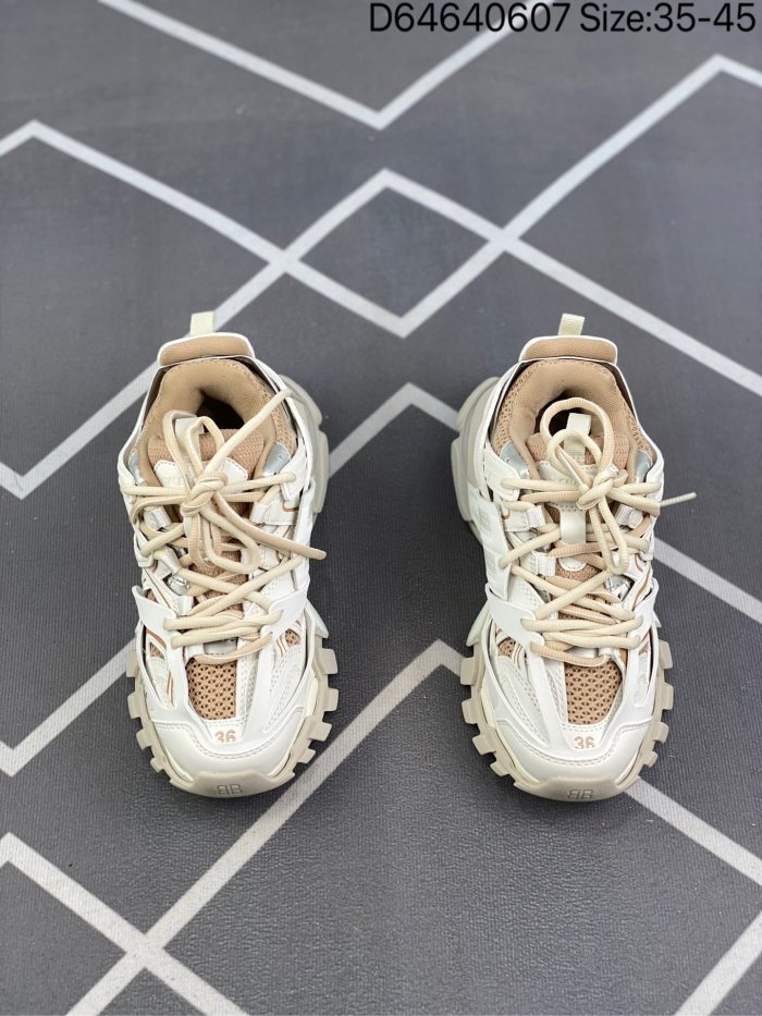 Balenciaga Mens Shoes Sneakers Luxury Brand Track Clear Sole Sneaker with Original Box