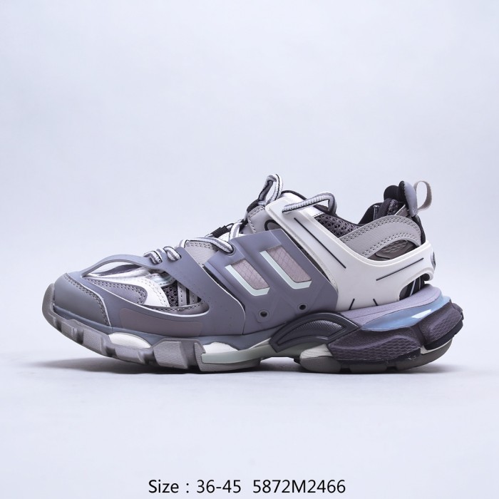 Balenciaga Mens Shoes Sneakers Luxury Brand Track Clear Sole Sneaker with Original Box