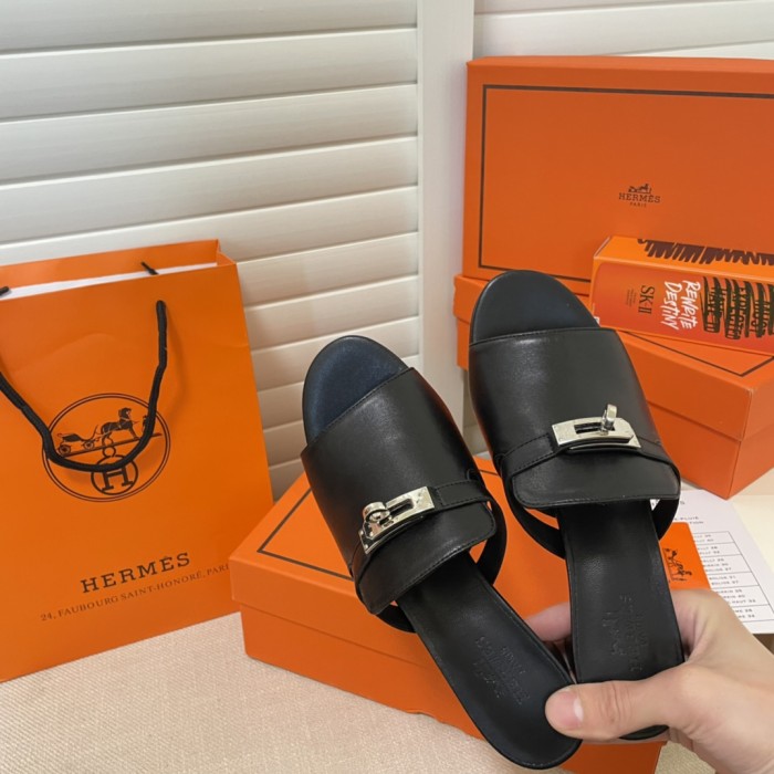 Hermes Womens Shoes Extra Slippers Sandals Casual Fashion Sandals Luxury Brand with Original Box