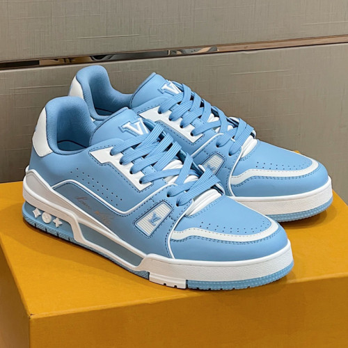 Louis Vuitton Men Shoes Fashion Sneakers Design Luxury Brand LV TRAINER SNEAKER with Original Box 1A9ZC2