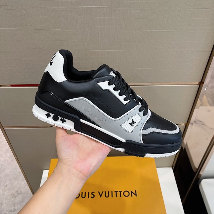 Louis Vuitton Men Shoes Fashion Sneakers Design Luxury Brand LV TRAINER SNEAKER with Original Box 1A9ZC2