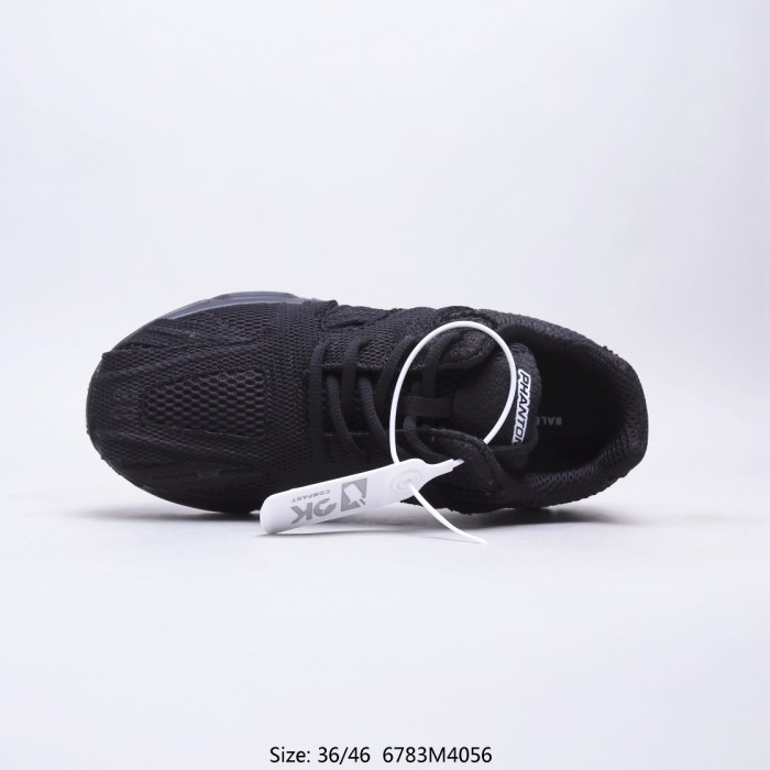 Balenciaga Mens Shoes Sneakers Luxury Brand Phantom Sneaker in black monocolor fabric and mesh with Original Box 678869W2E921000
