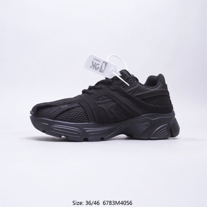 Balenciaga Mens Shoes Sneakers Luxury Brand Phantom Sneaker in black monocolor fabric and mesh with Original Box 678869W2E921000