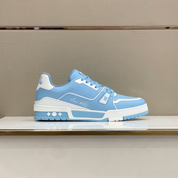 Louis Vuitton Men Shoes Fashion Sneakers Design Luxury Brand LV TRAINER SNEAKER with Original Box 1A9ZC2