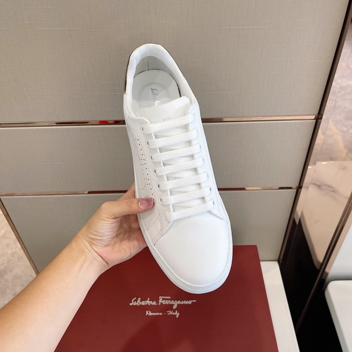 Salvatore Ferragamo Mens Shoes Sneakers Luxury Brand Fashion Shoes For Men with Original box