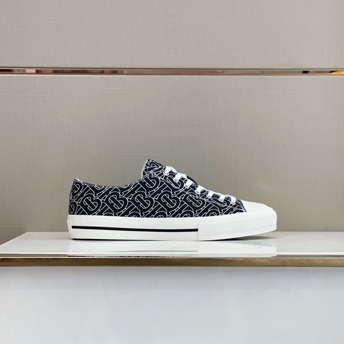 Burberry Men Shoes Fashion Luxury Brand Vintage Cotton Sneaker Casual Shoes for Men with Original Box