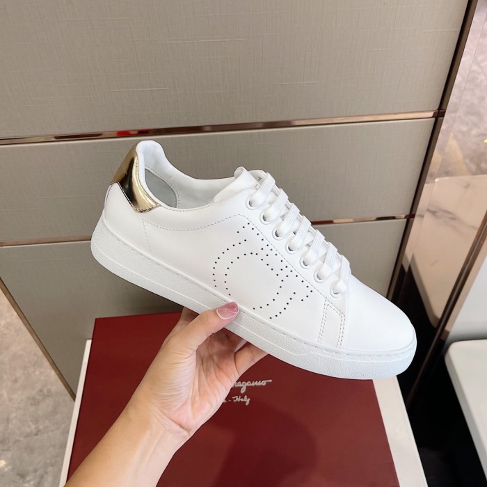 Salvatore Ferragamo Mens Shoes Sneakers Luxury Brand Fashion Shoes For Men with Original box