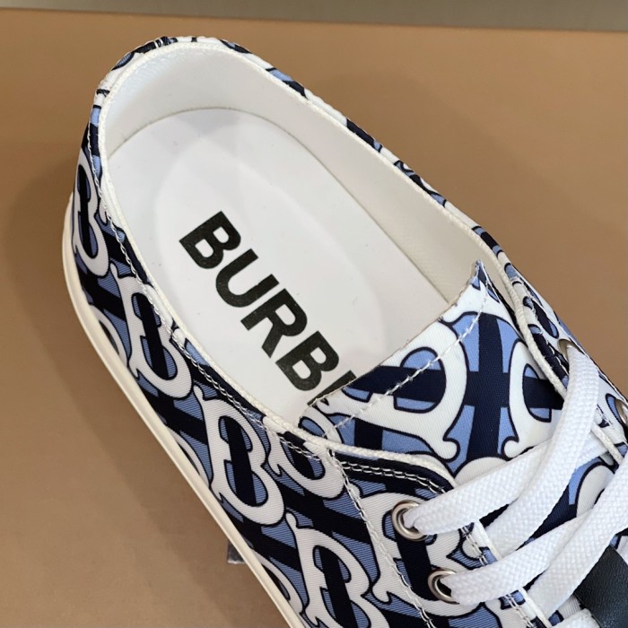 Burberry Men Shoes Fashion Luxury Brand Vintage Cotton Sneaker Casual Shoes for Men with Original Box