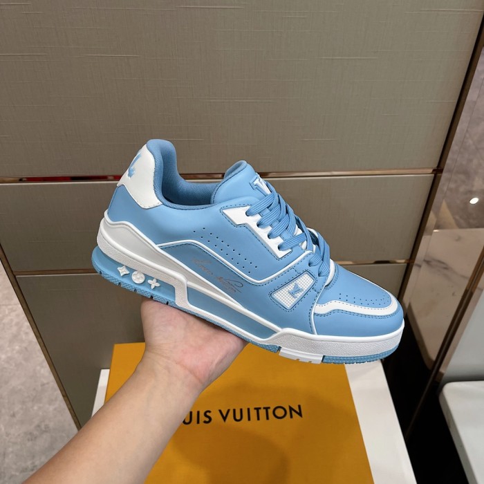 Louis Vuitton Men Shoes Fashion Sneakers Design Luxury Brand LV TRAINER SNEAKER with Original Box 1A9ZC2
