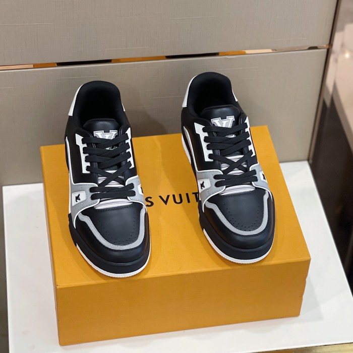 Louis Vuitton Men Shoes Fashion Sneakers Design Luxury Brand LV TRAINER SNEAKER with Original Box 1A9ZC2