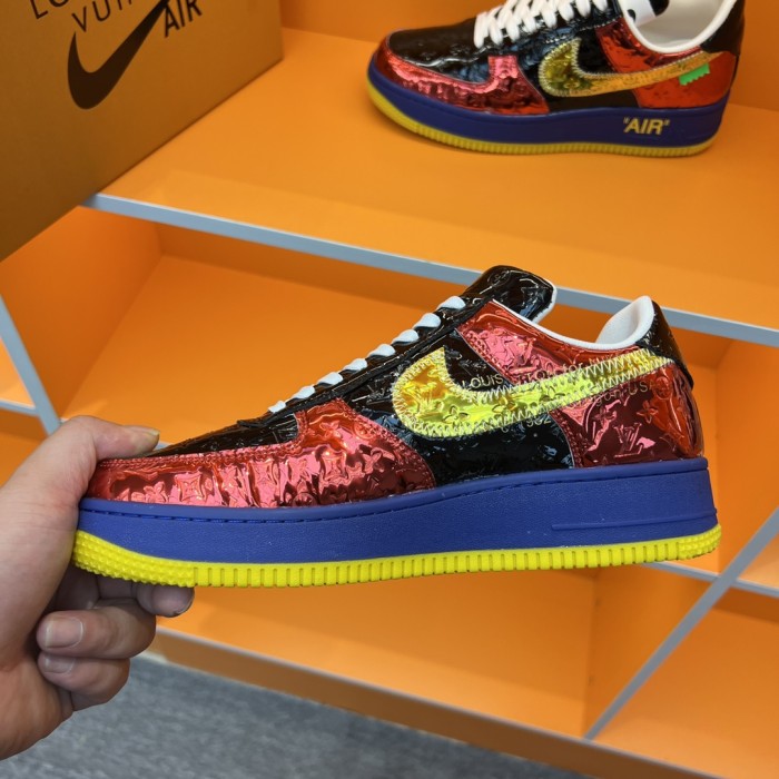 Louis Vuitton Men Shoes Fashion Sneakers Design Luxury Brand LVXNIKE Air Force Sneakers with Original Box