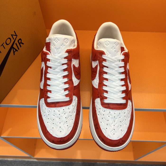 Louis Vuitton Men Shoes Fashion Sneakers Design Luxury Brand LVXNIKE Air Force Sneakers with Original Box