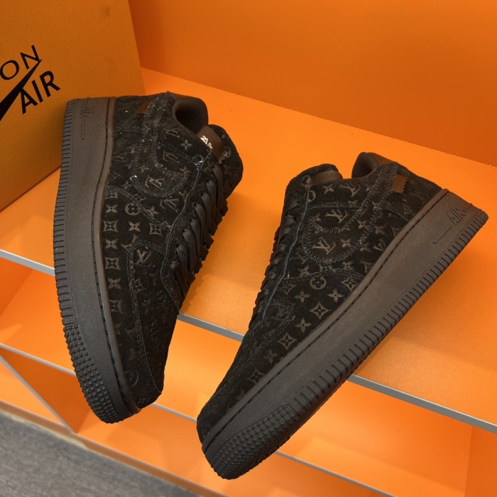 Louis Vuitton Men Shoes Fashion Sneakers Design Luxury Brand LVXNIKE Air Force Sneakers with Original Box