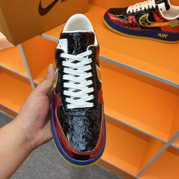 Louis Vuitton Men Shoes Fashion Sneakers Design Luxury Brand LVXNIKE Air Force Sneakers with Original Box