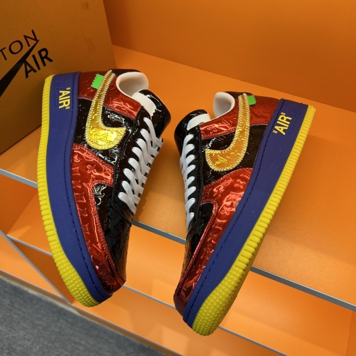 Louis Vuitton Men Shoes Fashion Sneakers Design Luxury Brand LVXNIKE Air Force Sneakers with Original Box