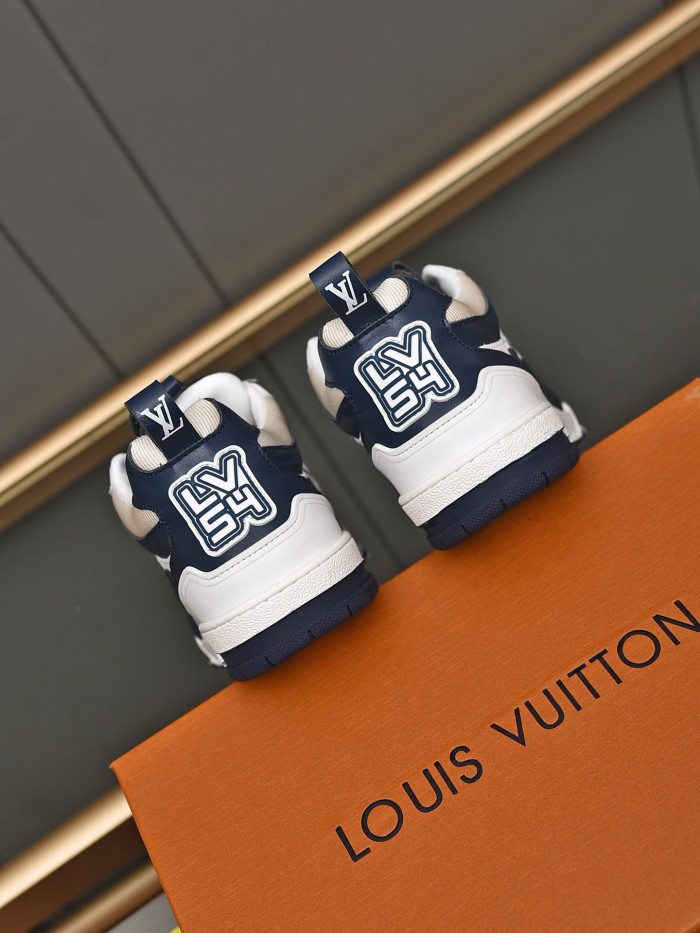 Louis Vuitton Men Shoes Fashion Sneakers Design Luxury Brand LV TRAINER SNEAKER with Original Box