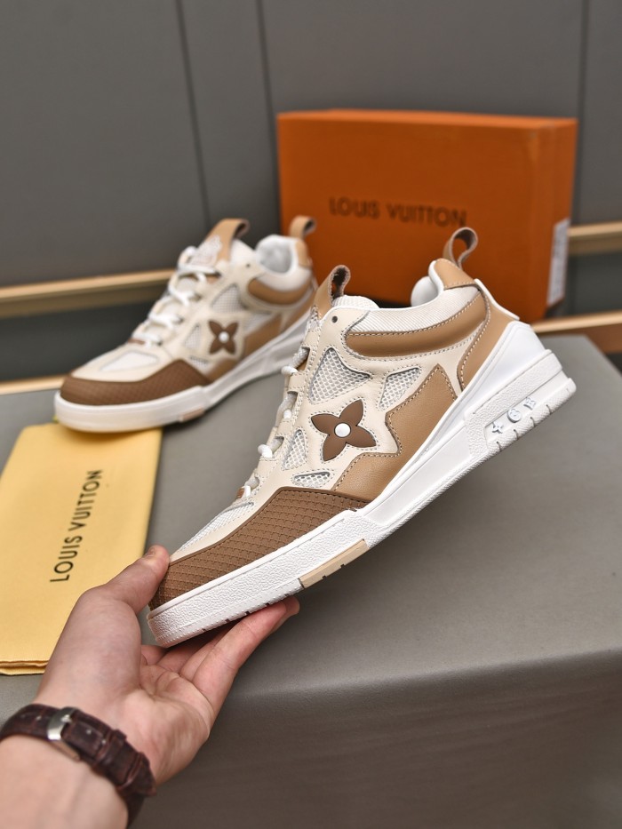 Louis Vuitton Men Shoes Fashion Sneakers Design Luxury Brand LV TRAINER SNEAKER with Original Box