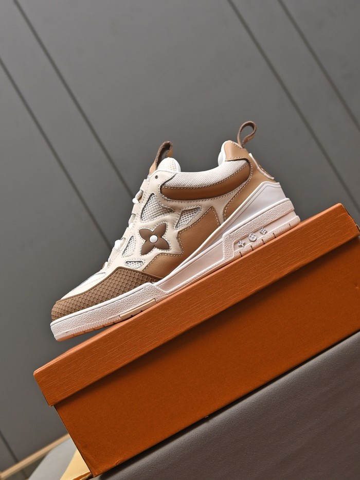 Louis Vuitton Men Shoes Fashion Sneakers Design Luxury Brand LV TRAINER SNEAKER with Original Box