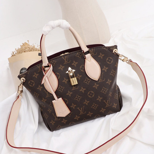 Louis Vuitton Womens Bags Handbags Luxury Brand FLOWER ZIPPED TOTE PM Beige Monogram Handbag M44359