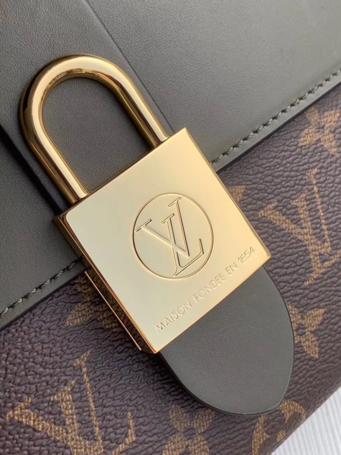 Louis Vuitton Womens Bags Luxury Brand Fashion Handbags Crossbody Bags Type LOCKY BB M44654 Monogram coated canvas and smooth cowhide leather with Original Box