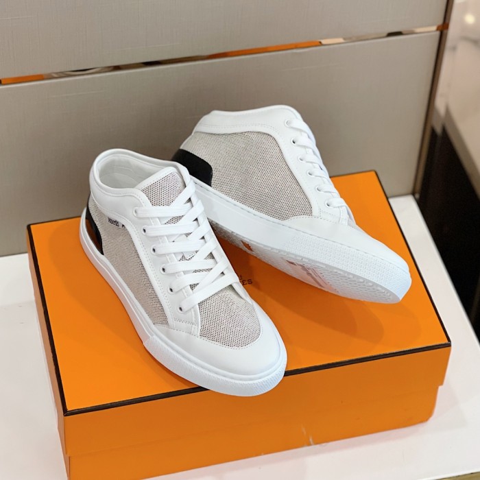 Hermes Mens Casual Shoes Fashion Sneakers Luxury Brand with Original Box