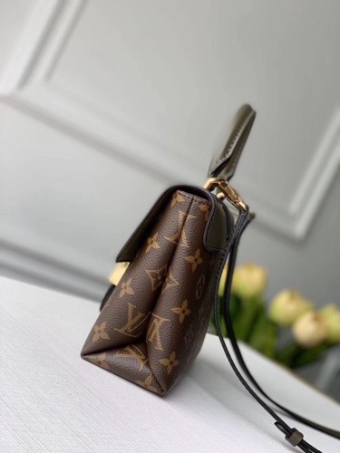Louis Vuitton Womens Bags Luxury Brand Fashion Handbags Crossbody Bags Type LOCKY BB M44654 Monogram coated canvas and smooth cowhide leather with Original Box