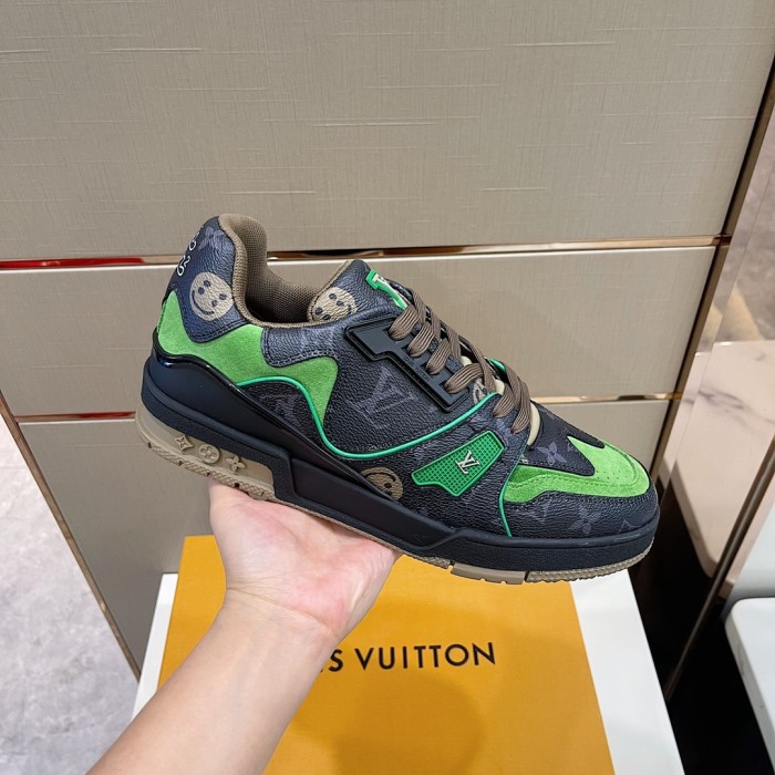 Louis Vuitton Men Shoes Fashion Sneakers Design Luxury Brand LV TRAINER SNEAKER with Original Box 1A9ZC2