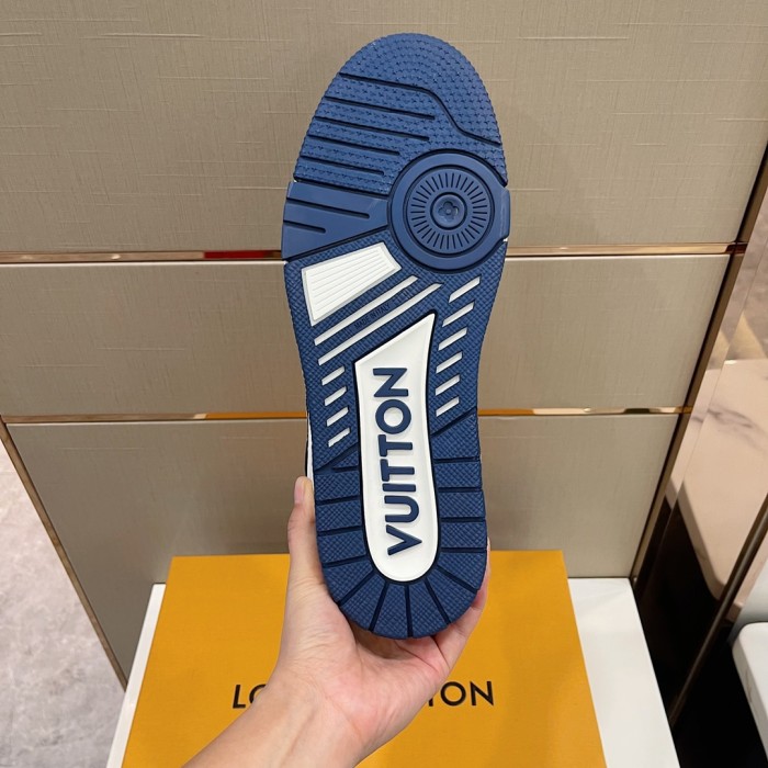 Louis Vuitton Men Shoes Fashion Sneakers Design Luxury Brand LV TRAINER SNEAKER with Original Box 1A9ZC2