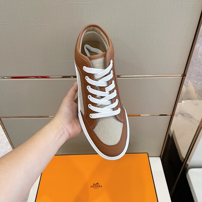 Hermes Mens Casual Shoes Fashion Sneakers Luxury Brand with Original Box