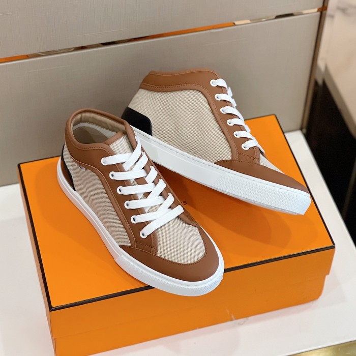 Hermes Mens Casual Shoes Fashion Sneakers Luxury Brand with Original Box